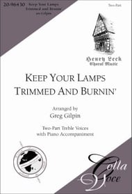 Keep Your Lamps Trimmed and Burning Two-Part choral sheet music cover Thumbnail